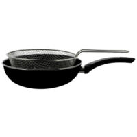 THEKITCHENETTE Padella per friggere - Diametro 26 cm - Nero