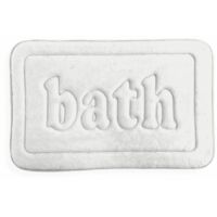 Tappetino da bagno memory foam - TODAY - UTILITY - 40 x 60 cm - Bianco