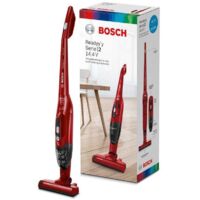 Aspirateur balai sans fil - BOSCH BBHF214R - 14,4 V - 400 ml - Aspirateur de table intégré - Rouge