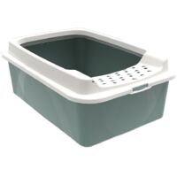 Bac a litiere avec rebords - ROTHO MYPET - BONNIE - 57.2 x 39.3 x 20.9 cm - Vert