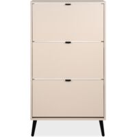 Scarpiera con 3 ribalte e 2 scomparti per ogni ribalta, 70 cm - VIGO