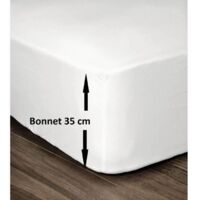 LOVELY HOME LENZUOLA 100% COTONE 140X190 CM - TAZZA 35 CM - BIANCO HP62011