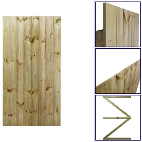 Premier 6ft Tongue & Groove 90cm Wide Semi-Braced Flat Top Gate