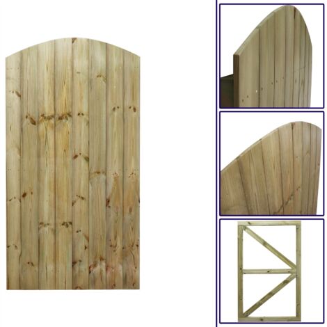 Premier 6ft Tongue & Groove 90cm Wide Fully Framed Arch Top Gate