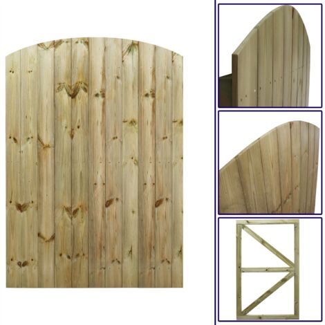 Premier 6ft Tongue & Groove 120cm Wide Fully Framed Arch Top Gate