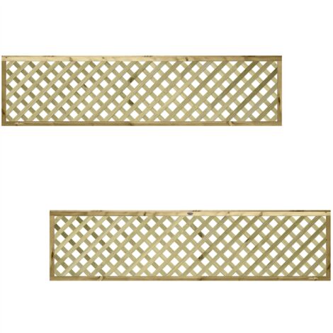 Premier 6ft x 1.5ft URBAN Capped Diamond Trellis Panel (1/5)