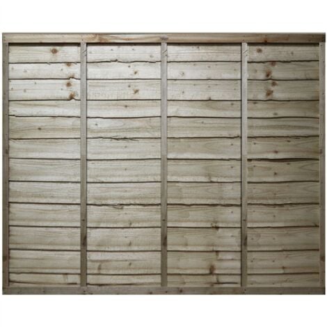 Premier 6ft x 5ft Premier Larch Lap Garden Fence Panel
