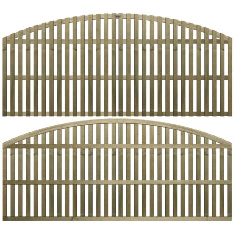 Premier 6ft x 2ft Florence Vertical Slatted Arch Trellis Panel