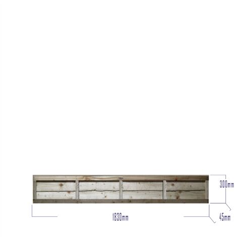 Premier 6ft x 1ft Premier Larch Lap Fence Panel