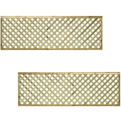 Premier 6ft x 2ft URBAN Capped Diamond Trellis Panel