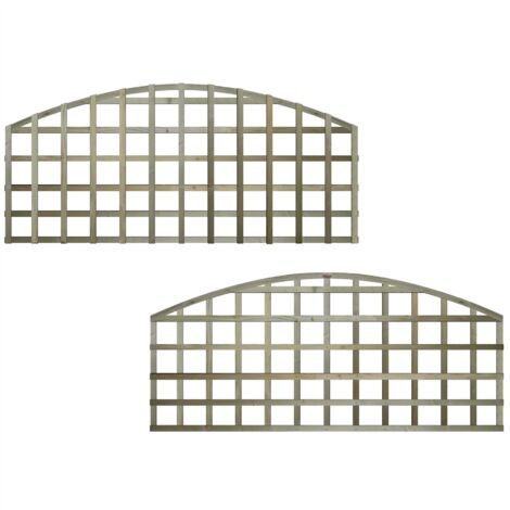 Premier 6ft x 2ft Arch Top Standard Square Garden Trellis Panel