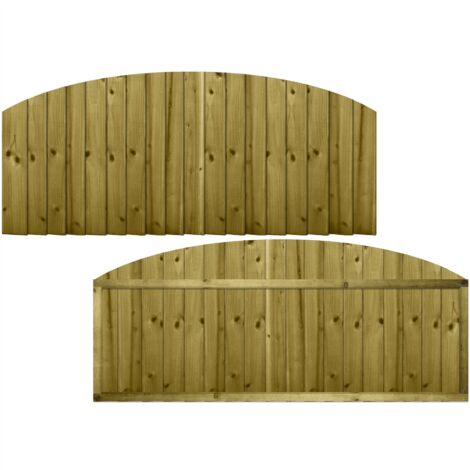 Premier 6ft x 2ft Feather Edge Fully Framed Garden Dome Top Panel