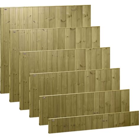Premier 6ft x 4ft Vertical Ultimate Tongue & Groove Garden Fence Panel