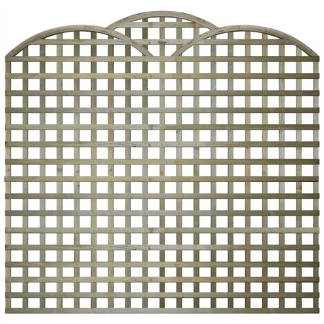 6ft x 5ft Triple Dome Privacy Trellis Panel