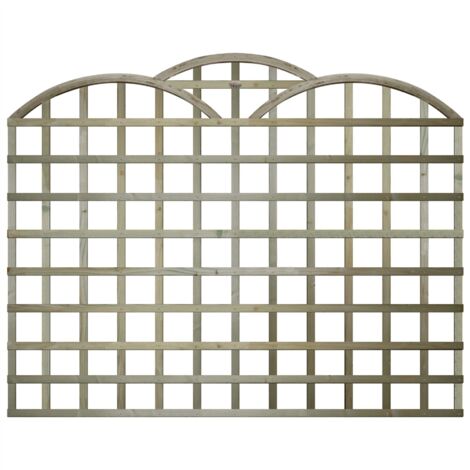 6ft x 4ft Triple Dome Standard Trellis Panel