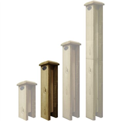 1.5ft Timber/Concrete 2-Way Straight Post Extender