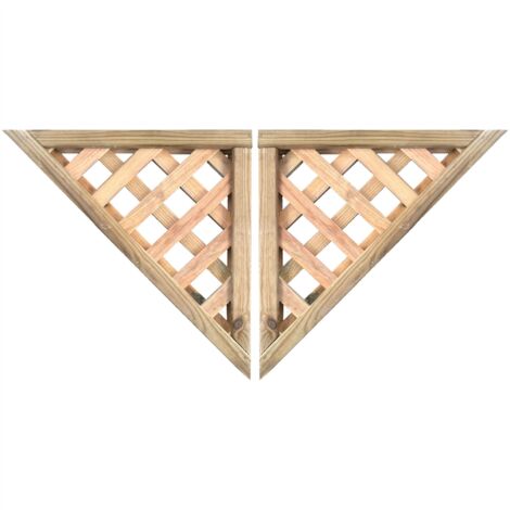 Twin Pack Urban Diamond Corner Trellis (46x46cm)