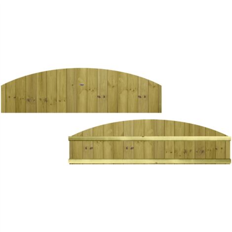 Premier 6ft x 1ft Tongue & Groove Semi-Braced Garden Dome Top Panel