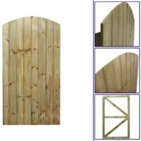 Premier 6ft Tongue & Groove 90cm Wide Fully Framed Arch Top Gate
