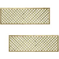 Premier 6ft x 2ft URBAN Capped Diamond Trellis Panel
