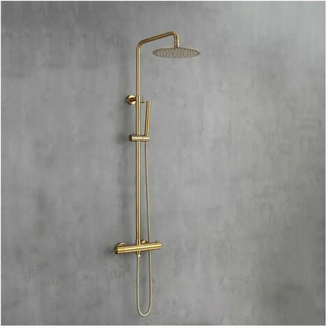 Colonne de douche inverseur manuel TEMPESTA SYSTEM 210 GROHE 26381001 - Ø21  cm + flexible 125cm + douchette 1 jet - chromé