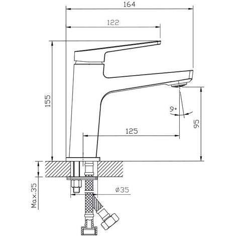 Miscelatore Lavabo Bidet e Doccia Sun Meda - Pianetaffari