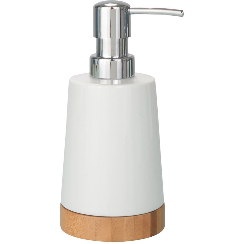WENKO Dispensador de jabón líquido dosificador baño cocina Badi beige 320 ml
