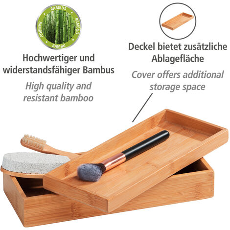 Caja para pañuelos de bambú Terra