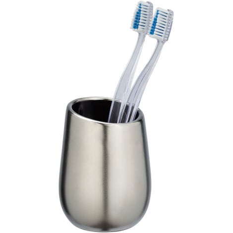 WENKO Vaso cepillos de dientes portacepillo higiene pasta dental baño Ida