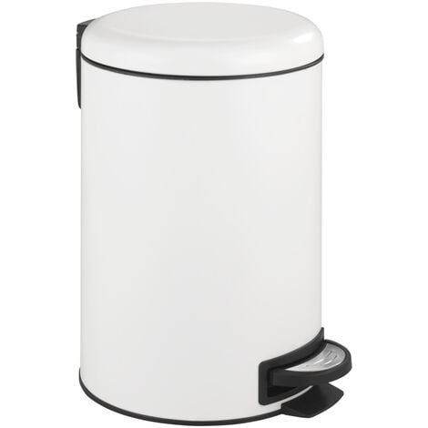Cubo de Basura con Pedal 20L Papelera Tapa Cocina Contenedor Plástico Waste  Bin