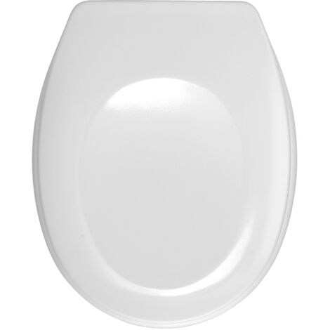 Wenko Tapa WC Prima Negra MDF, Negro