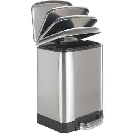 Cubo De basura moderno y Original De 30 litros, papelera grande y elegante  De acero inoxidable 2022, cesta De papel, cubo De basura De cocina