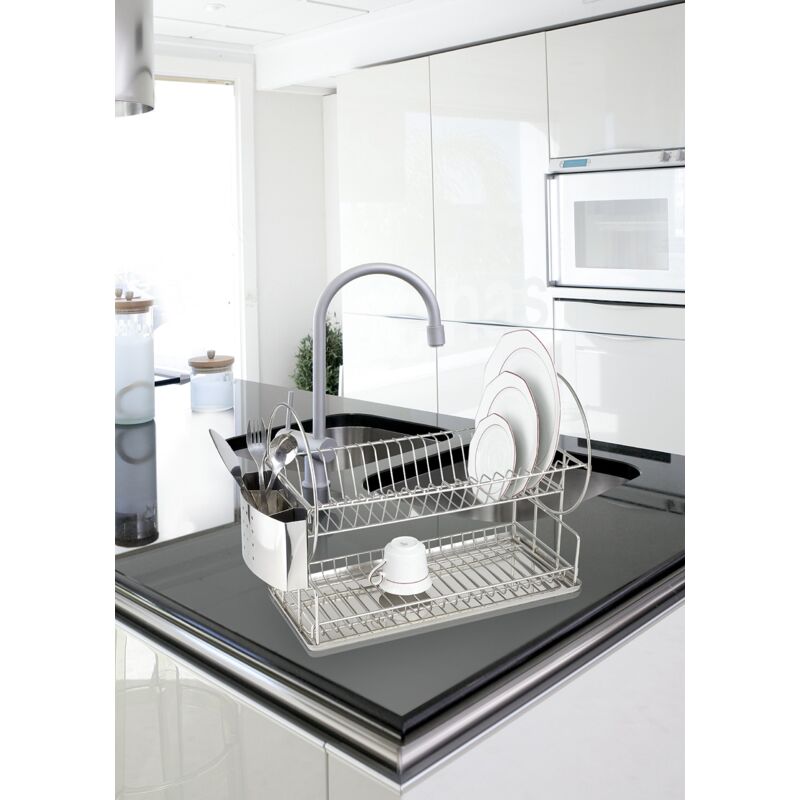 Set Di 2 Cestini In Acciaio Inox Per Cucina - Scolapasta Con Manici Rimovibili Per Friggere, Cuocere A Vapore E Lavare - Foto 3