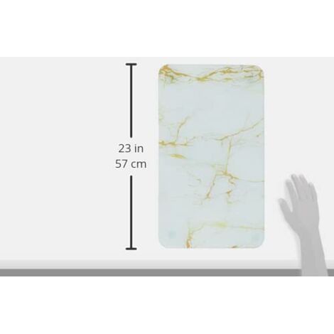 Copertura Per Fornelli In Bambù 75x54 Cm - Usabile Come Tagliere O Piano Di Lavoro, Piedini Regolabili, Design Naturale