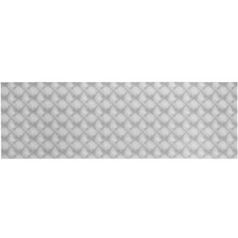 SPIRELLA Tappeto Per Vasca Alaska - Antiscivolo Con Ventose E Fori Drenaggio - Bianco 91x36 Cm