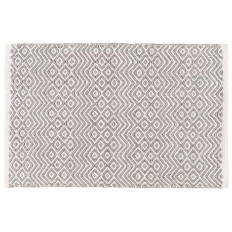 Runner Tavola In Lino Grigio - Stampa Foglie Tropicali 183x35cm - Foto 3