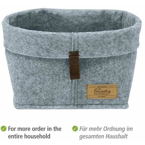 Lanterna in feltro grigio con decorazioni shabby chic - Per la casa