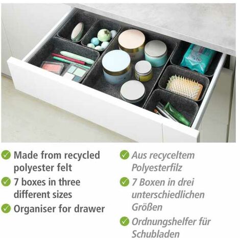 Scaffale Spider Con 3 Cassetti - Blu, In Metallo E Poliestere - Foto 3