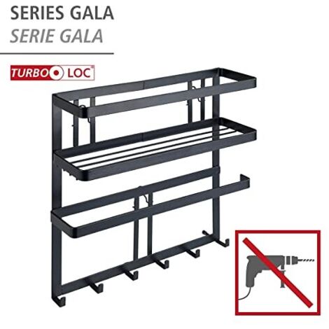 Ripiani Galleggianti Z Metnal - 2 Mensole Metalliche Nero Opaco 15 Cm, Per Parete, Ideali Per Action Figure E Oggettini - Foto 5