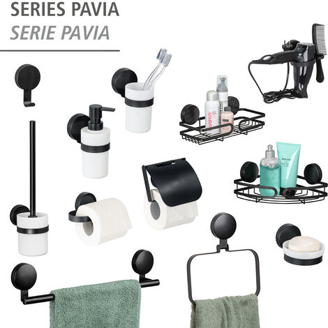 Bluelans Porta Asciugacapari A Muro In Acciaio Inox 304 - Supporto Salvaspazio Per Bagno E Salone, Con Viti E Cacciavite Inclusi - Colore Bianco - 5