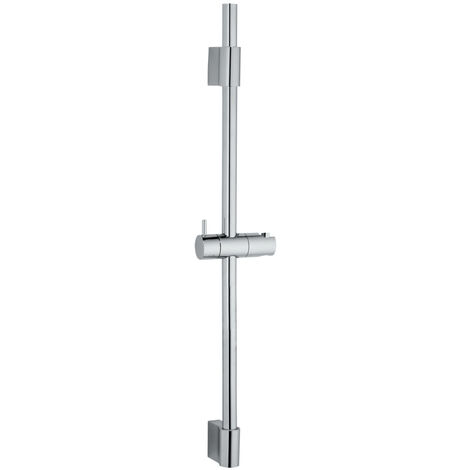 WENKO Asta Doccia Classic Cromo 70 cm, 70 cm, Argento Lucido, Acciaio Inossidabile Cromato