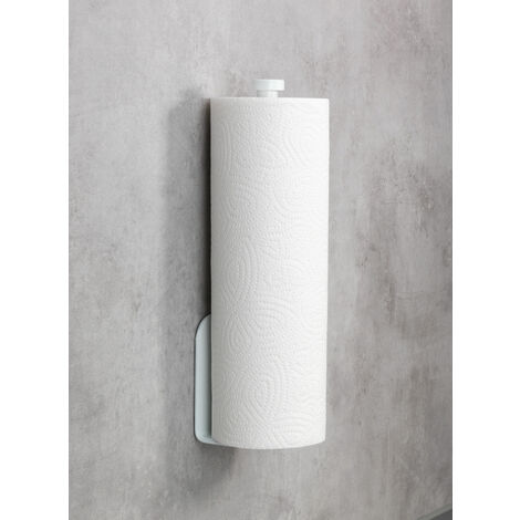 Wenko Classic Plus - Porta rotolo di carta igienica con ripiano e antiruggine, in acciaio, 14 x 10 x 14 cm, colore: Nero