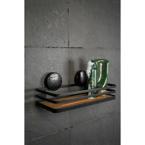 WENKO Mensola Doccia Acciaio Inox 23x7x10,5 cm Senza Fori - Shop Online