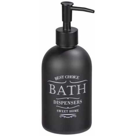 Dosatore Sapone Dosatore Di Sapone Wenko Silo Nero In Ceramica