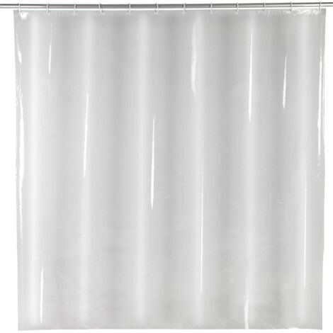 Tenda da doccia con nuvole di pioggia, blu chiaro, per bagno, 152,4 x 183 cm, 168 x 183 cm, 183 x 183 cm
