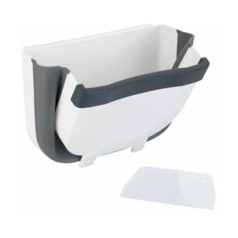 Emuca Contenitori Per Cassetti Da Cucina, Altezza 266 Mm, 2x7l, Grigio Antracite