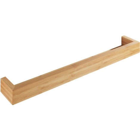WENKO Portaspazzolino Terrazzo Nero, bambù, Marrone, 60cm (1/7)