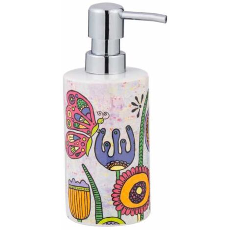 Wenko Distributore Sapone Automatico A Sensore Tirano | 500 Ml Ricaricabile, Bianco, Montaggio Adesivo O Viti, Per Bagno E Doccia