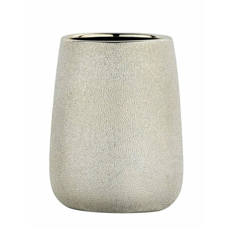 Bicchiere Portaspazzolini In Ceramica Marrakesh - Colore Marrone, Elegante Per Bagno - Foto 7