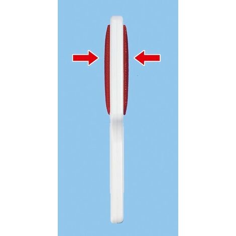 Spazzola Per Tessuti Wenko Junior - Doppia Lato, Per Peli E Capelli, Bianco/Rosso - Foto 2